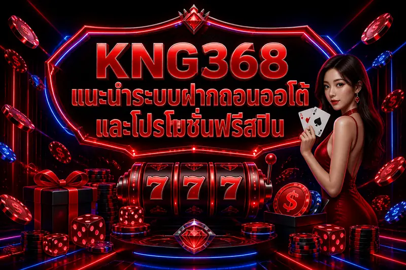 KNG368 แนะนำระบบฝากถอนออโต้และโปรโมชั่นฟรีสปิน