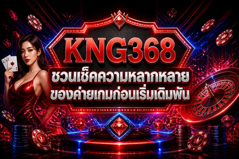 KNG368 ชวนเช็คความหลากหลายของค่ายเกมก่อนเริ่มเดิมพัน