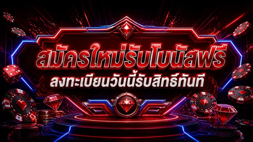 สมัครใหม่รับโบนัสฟรี
